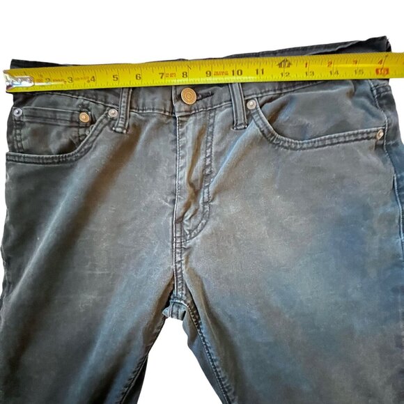 LEVIS 511 Stretch Slim Denim Jeans Black Dark Gray 32X30 White Tag Straight Leg - Picture 11 of 12